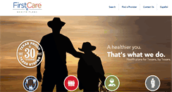 Desktop Screenshot of firstcare.com